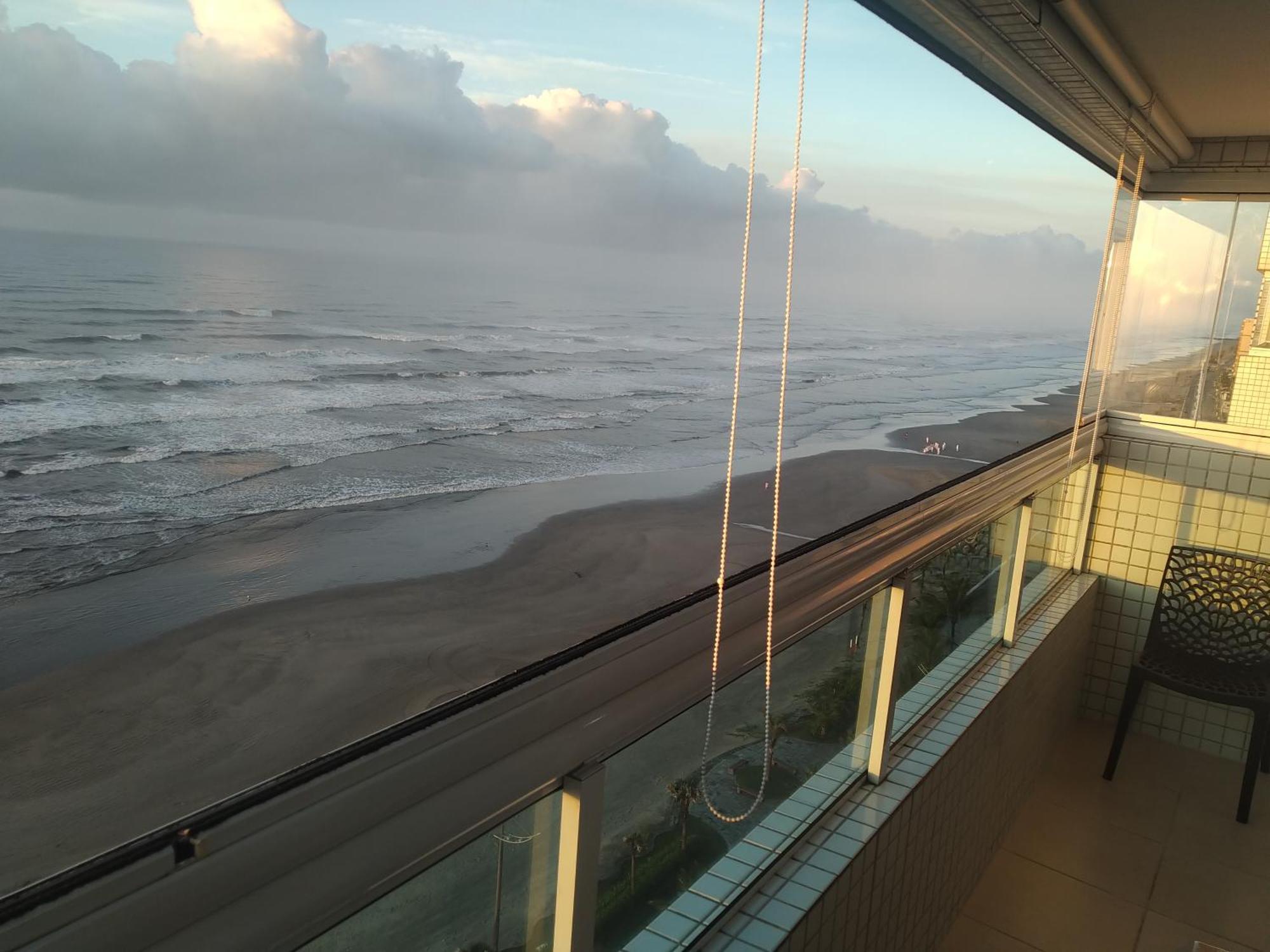 Apartamento Frente Mar Pe Na Areia Praia Grande Dış mekan fotoğraf